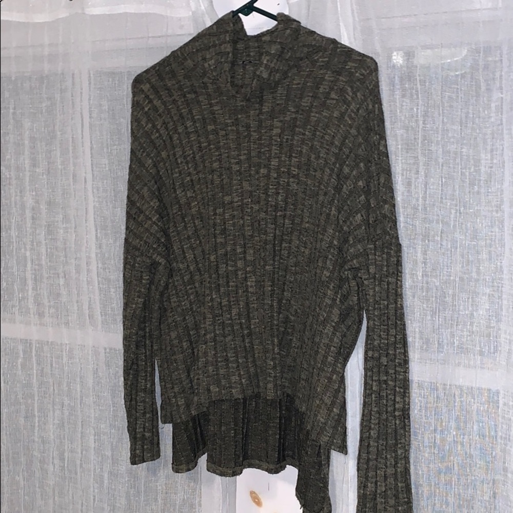 American Eagle Womens Turtleneck Sweater Green